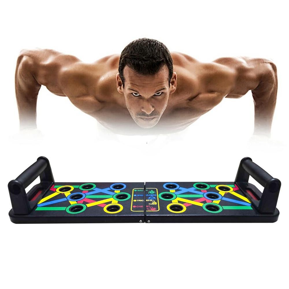 14 in 1 Push-Up Rack Board Training Sport Workout Fitness Gym Equipment Push Up Stand askddeal.com