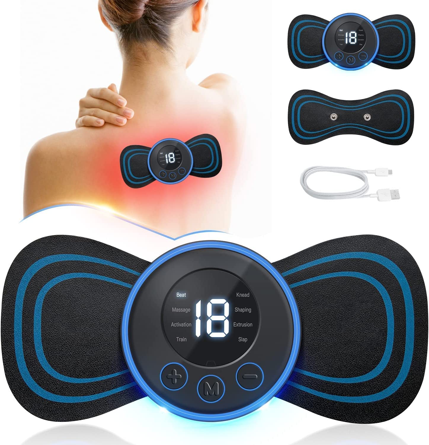 Body Massager,Wireless Portable Neck Massager