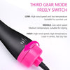 One Step Hair Dryer & Volumizer Salon Hot Air Paddle Styling Brush Negative Ion Generator Hair Straightener Curler askddeal.com