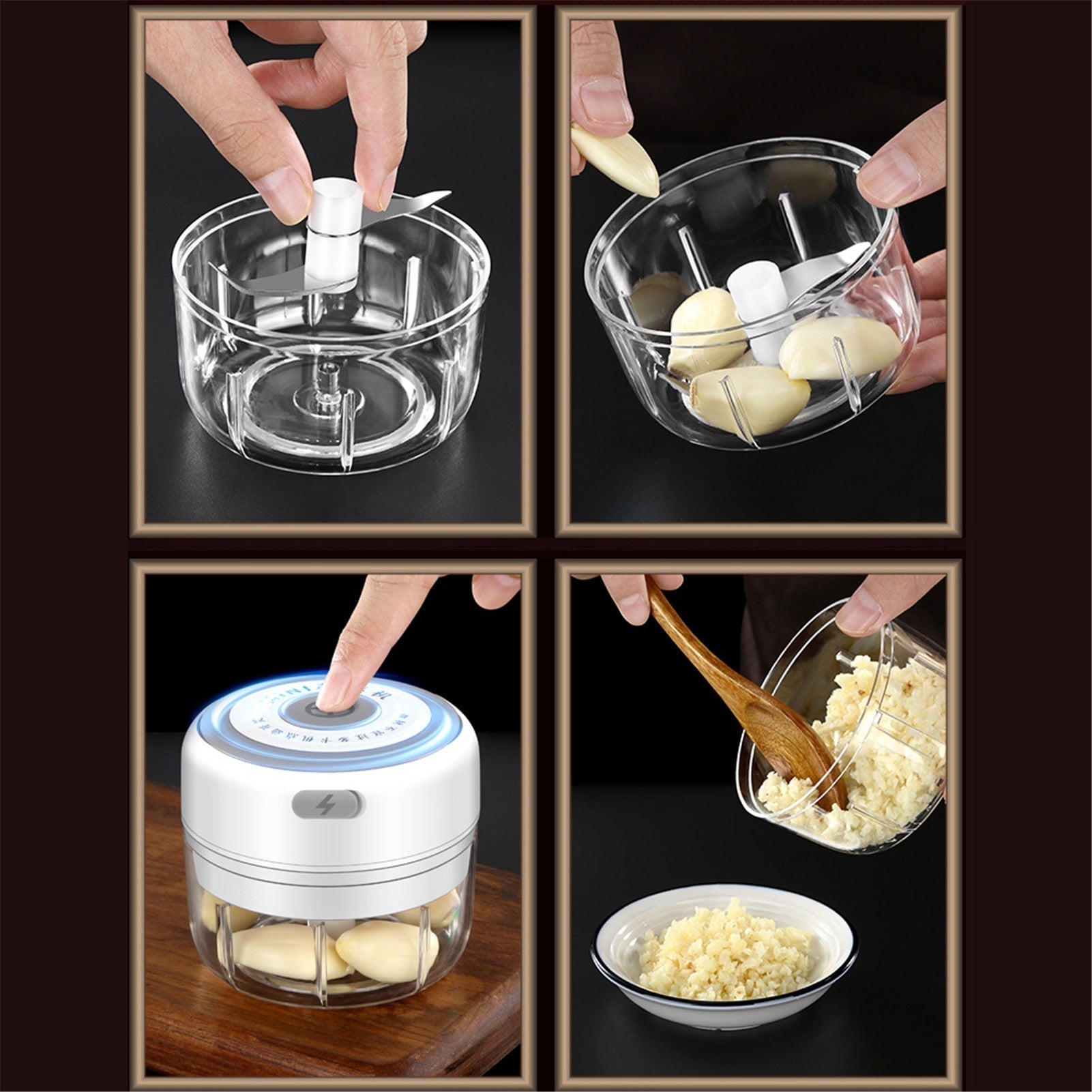 Electric Food Crusher Mini Garlic machine